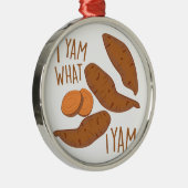 I Yam Metalen Ornament (Rechts)