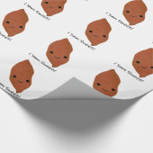 I Yam Sweet Cute kawaii Sweet Potato Cadeaupapier (Hoek)