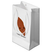 I Yam Sweet Cute kawaii Sweet Potato Klein Cadeauzakje (Voorkant Gekanteld)