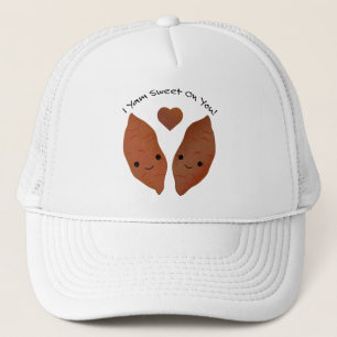I Yam Sweet Cute Sweet Potato Trucker Pet