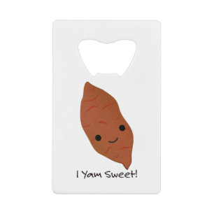 I Yam Sweet Potato Kredietkaart Flessenopener