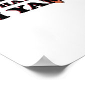 I Yam What I Yam beroemd gemaakt door Classic Funn Poster (Hoek)