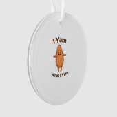 I Yam What I Yam Dancing Sweet Potato Thanksgiving (devant)