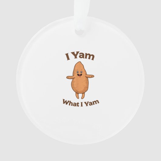 I Yam What I Yam Dancing Sweet Potato Thanksgiving (devant)
