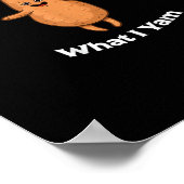 I Yam What I Yam - Dansende zoete aardappel Thanks Poster (Hoek)