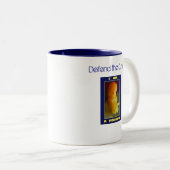 IAAP Defend het Kind Tweekleurige Koffiemok (Voorkant rechts)