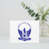 IAF Crest Briefkaart (Staand voorkant)
