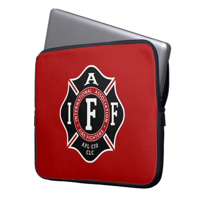 IAFF Maltese Cross-laptop tas (Voorkant Links)