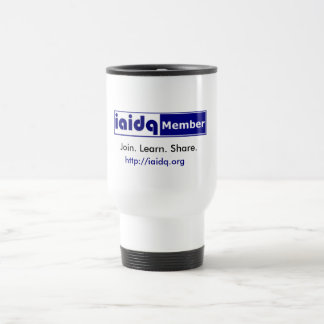 IAIDQ Member Travel Mug Reisbeker