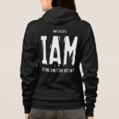 IAM BLACK HOODIE (Achterkant)
