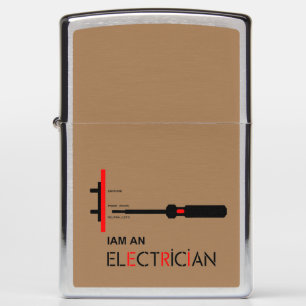 Iam Een elektricien geborsteld chroom