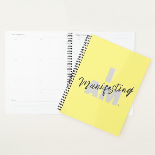 IAM MANIFESTING PLANNER (DIMANDÉ) 8,5X11 (Devant avec enveloppe)