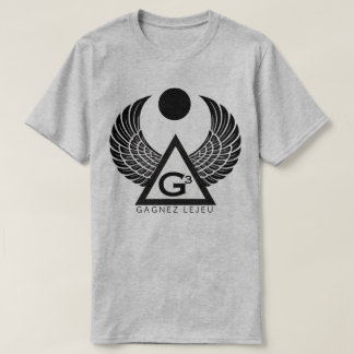 IAMG3 Manifestation Draag T-shirt (zwart op grijs)
