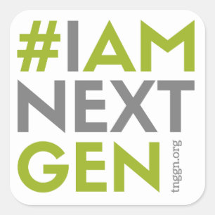#IAMNEXTGEN 3 "x3" Vierkante Sticker