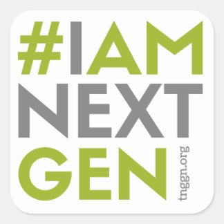 #IAMNEXTGEN 3 "x3" Vierkante Sticker