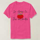 Iamp39m Altijd op pennen en naalden T-shirt (Design voorkant)