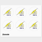 IAN 8 RONDE STICKER (Vel)