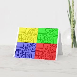 ian de Kaart van de Verjaardag van de Aap