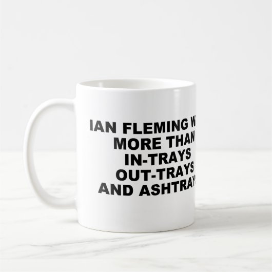 Ian Fleming Mug (Gauche)