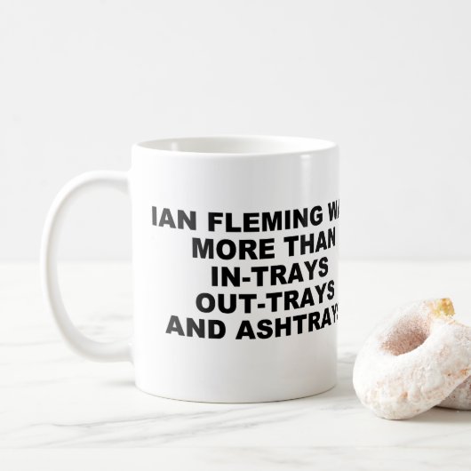 Ian Fleming Mug Koffiemok (Met donut)