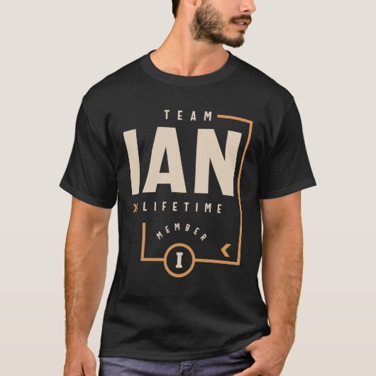Ian Personalized Name - Funny Ian T-shirt (Voorkant)