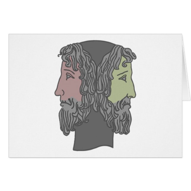 ianus janus face (Voorkant Horizontaal)