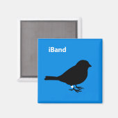 iBand blauw Magneet (Voorkant / Achterkant)