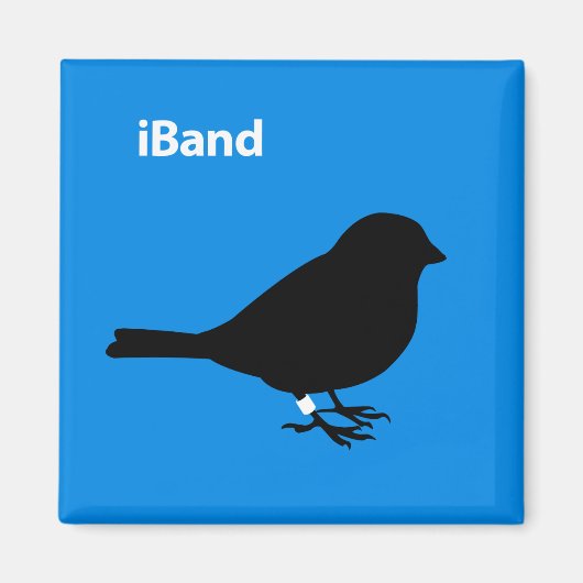 iBand blauw Magneet (Voorkant)