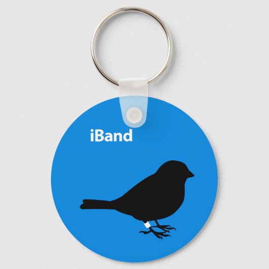 iBand blauw Sleutelhanger (Voorkant)