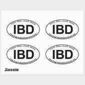 IBD - Sticker Colitis-Oval Crohns (Feuille)