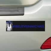 #IBELEIVEINMICHAEL Bumpersticker (Op auto)