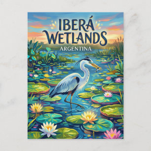 Iberá-moerassen Argentinië Briefkaart
