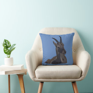 Ibex Geitendierenkunst Kussen