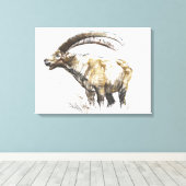 Ibex Noasca Canvas Afdruk (Insitu (Houten vloer))