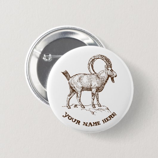Ibex Ronde Button 5,7 Cm (Voorkant /achterkant)