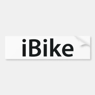 iBike-bumpersticker Bumpersticker