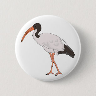 Ibis Bin Chicken Bird Ronde Button 5,7 Cm