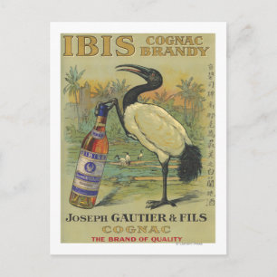 Ibis Cognac - Joseph Gautier & Fils Promo Briefkaart