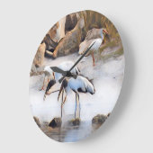 Ibis- en houtafels grote klok (Hoek)