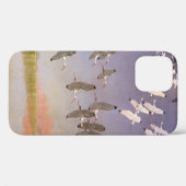 Ibis-kudde over watergebieden,  vogels Case-Mate iPhone case (Achterkant (horizontaal))