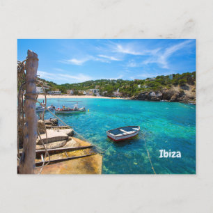 Ibiza Cala Vadella, Spanje Mooi eiland, Oceaan Briefkaart