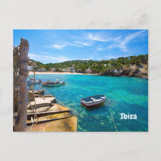 Ibiza Cala Vadella, Spanje Mooi eiland, Oceaan Briefkaart