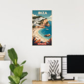 Ibiza, Espagne Affiche de voyage (Bureau à domicile)