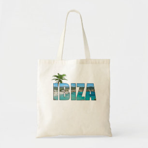 Ibiza Espana Beach Palm Tree Party Destination Gi Tote Bag
