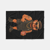 Ibiza Final Boss Meme Grappige Vakantie Kapsel Gra Fleece Deken (Voorkant (Horizontaal))