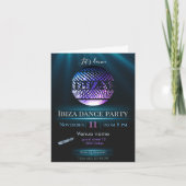 Ibiza invitation numérique personnalisable (Devant)