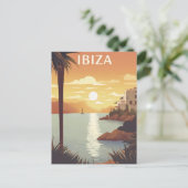 Ibiza Oceanside Reizen Briefkaart (Staand voorkant)