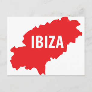 Ibiza-pictogram Briefkaart
