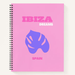 Ibiza, Reiskunst, Preppy, Preppy Kamer, Roze Notitieboek