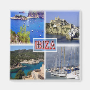 Ibiza ^ San Miquel - Old Town - Santa Eularia - Magneet